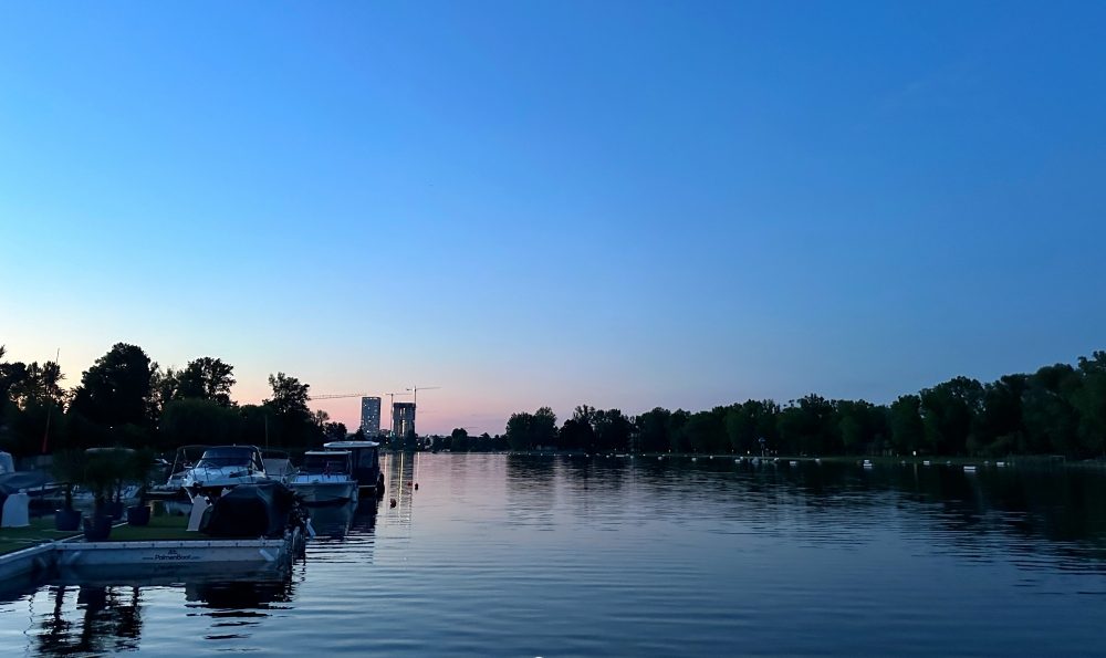 奧地利 維也納夏季必去❗老多瑙河🛶SUP立槳體驗。親子行超推薦